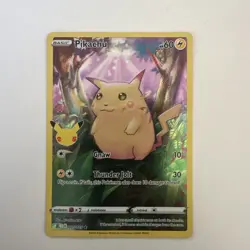 Pikachu 005/025 Pokemon TCG Card Holo 25th Anniversary Celebrations NM - Image 1