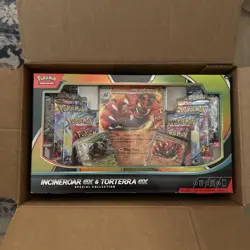 Pokemon TCG Incineroar ex and Torterra ex Special Collection Box - Lot of 5 - Image 1