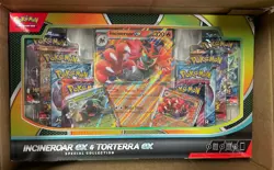 Pokemon TCG Incineroar ex & Torterra ex Special Collection Lot of 5 Sealed - Image 2