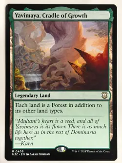 MTG Yavimaya, Cradle of Growth Normal NM M3C R 409 - Image 1