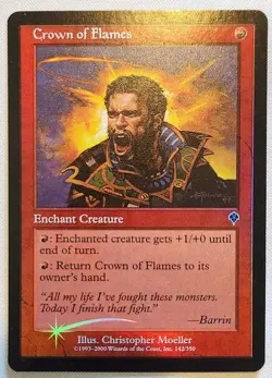 MTG Magic [x1] Crown of Flames [x1] FOIL Invasion M/NM - Image 1