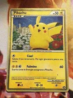 Pikachu World Collection 2010 Pokemon Japanese Promo Holo - Italian Print - Image 1