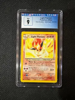 Pokemon TCG Light Flareon Neo Destiny 46/105 Regular Unlimited Uncommon - Image 1