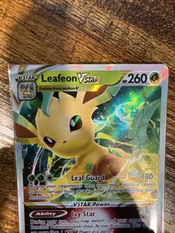 Pokemon TCG Leafeon VSTAR Sword & Shield SWSH195 Holo Promo - Image 2