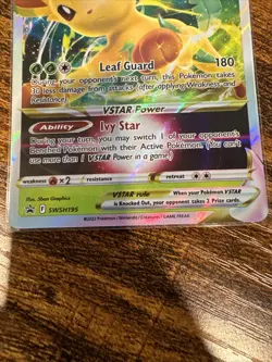Pokemon TCG Leafeon VSTAR Sword & Shield SWSH195 Holo Promo - Image 3