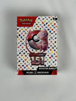 Pokemon Scarlet Violet 151 Booster Bundle 6-Pack, Factory-Sealed - Image 1