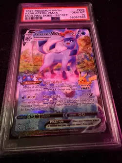 Pokemon 2021 Glaceon Evolving Skies Slab #209 PSA 10 Very Good Bright Colours - Image 3