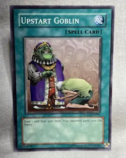 3x Upstart Goblin DLG1-EN057 Dark Legends Unlimited LP Playset - Image 3
