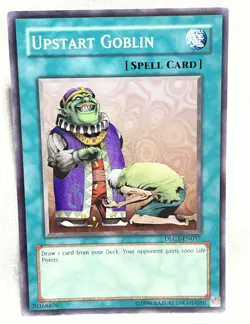 3x Upstart Goblin DLG1-EN057 Dark Legends Unlimited LP Playset - Image 4