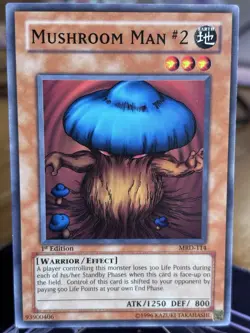 Yugioh Mushroom Man #2 MRD-114 Common 1st Ed - NM - Image 1