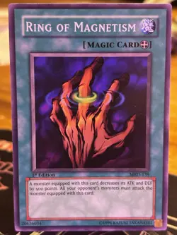 YuGiOh - Ring Of Magnetism - MRD-139 - 1st Edition - Common NM - Image 1