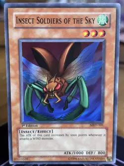 Yugioh Insect Soldiers of the Sky MRD-101 NM 1st Edition - Image 1