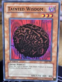 YuGiOh! Tainted Wisdom - MRD-081 - Common - 1st Edition NM Metal Raiders - Image 1