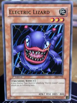 YuGiOh! Electric Lizard - MRD-048 - Common - 1st Edition NM Metal Raiders - Image 1