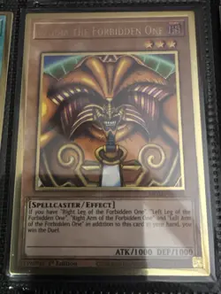 Yugioh! Exodia the Forbidden One MGED-EN005 Maximum Gold: El Dorado 1st Edition - Image 1