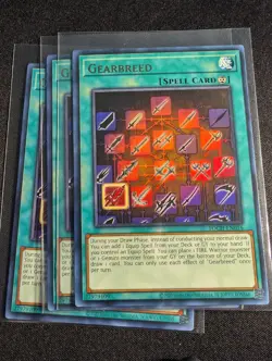 Yugioh - 3x Gearbreed - TOCH-EN016 Unlimited Rare NM - Image 1