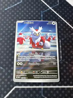 Pokemon TCG Mega Evolution Delibird 152/132 Illustration Rare Miscut Error - Image 2