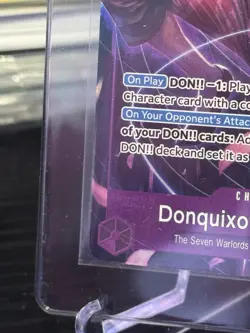 One Piece TCG English OP10-071 Donquixote Doflamingo Alt Art SR - Image 4