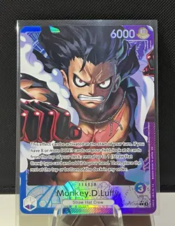 Monkey.D.Luffy (Alt Art) OP11-040 English A Fist Divine Speed - One Piece - NM - Image 1