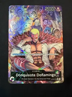 One Piece Donquixote Doflamingo OP04-019 L Kingdoms of Intrigue - Near Mint - Image 5
