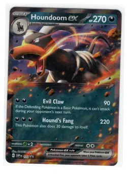 Pokemon Scarlet & Violet Black Star Promo - Houndoom ex SVP 103 - Image 1
