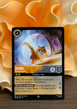 Disney Lorcana Reign of Jafar ~ Rhino - Power Hamster - 30/204 - Image 1