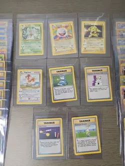 Pokemon Cards Base Set 4th Print 1999-2000 Lot Mostly LP 70 Card PSA 7 Dragonair - Image 2