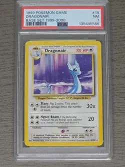 Pokemon Cards Base Set 4th Print 1999-2000 Lot Mostly LP 70 Card PSA 7 Dragonair - Image 3