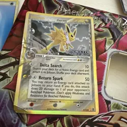 Jolteon Holo Pokemon TCG Card EX Delta Species 7/113 Stamped LP-NM - Image 2