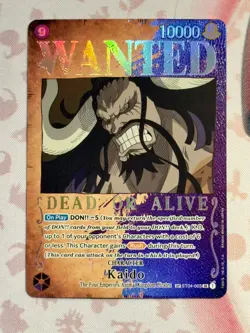 Kaido (Wanted Poster) Alternate Art ST04-003 Pillars of Strength Foil One Piece - Image 1