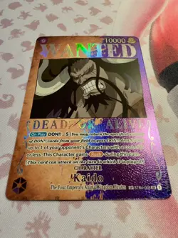 Kaido (Wanted Poster) Alternate Art ST04-003 Pillars of Strength Foil One Piece - Image 3