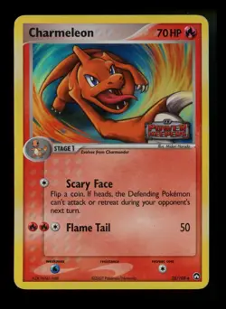 Charmeleon 28/109 EX Power Keepers 2007 Reverse Holo Pokemon Card TCG - Image 1