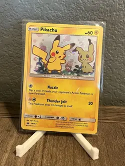 Pokemon 2019 Pikachu SM162 Sun & Moon Black Star Promo Holo Card TCG - Image 2