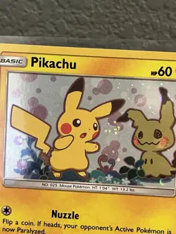 Pokemon 2019 Pikachu SM162 Sun & Moon Black Star Promo Holo Card TCG - Image 3