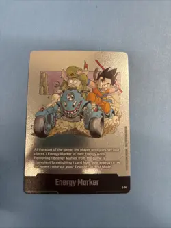 Son Goku Dragonball Super Card Fusion World Manga Booster 02 ENERGY MARKER E-74 - Image 1
