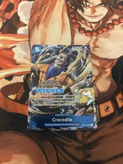 Crocodile Treasure Cruise Winner SR-ST03-003 One Piece Card English - Image 1