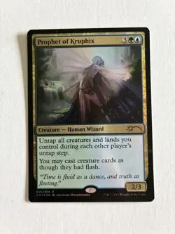 MtG *foil promo* Prophet of Kruphix LP Magic the Gathering rare card - Image 1