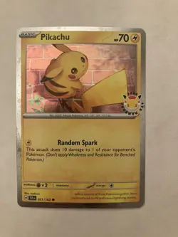 Pikachu Pokemon Day 2026 (Cosmo Holo) 051/162 Miscellaneous Cards & Products - Image 1