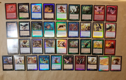MTG Magic Lot of 37 Old School Vintage Original Retro Frame FOIL Cards (MP/LP) - Image 1