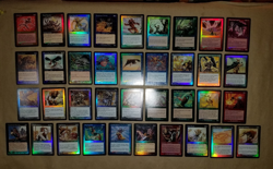 MTG Magic Lot of 37 Old School Vintage Original Retro Frame FOIL Cards (MP/LP) - Image 2