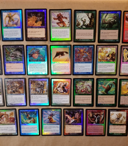 MTG Magic Lot of 37 Old School Vintage Original Retro Frame FOIL Cards (MP/LP) - Image 4
