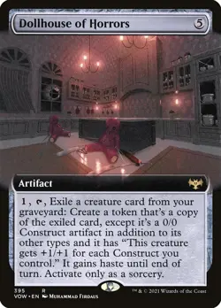 Dollhouse of Horrors Extended Art Foil - Innistrad: Crimson Vow MTG-NM - Image 1