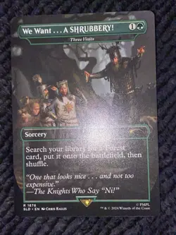 We Want...A SHRUBBERY! - Three Visits Secret Lair Drop Regular - Image 1