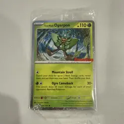 Pokemon TCG Teal Mask Ogerpon 024/167 Twilight Masquerade Gamestop Promo Sealed - Image 1