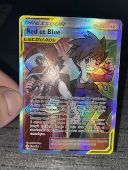 Carte Pokemon Red Et Blue 234/236 Escouade Eclipse Cosmique Francais Occasion - Image 3