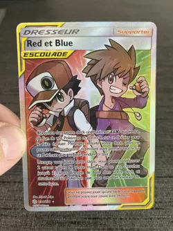 Carte Pokemon Red Et Blue 234/236 Escouade Eclipse Cosmique Francais Occasion - Image 5