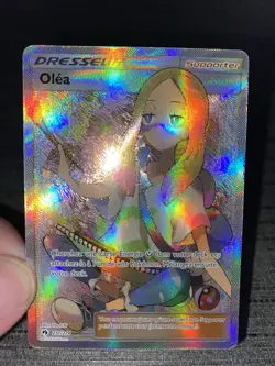 Carte Pokemon Dresseur Olea 211/214 Full Art Tonnerre Perdu Francais Occasion - Image 3