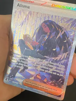 CARTE POKEMON ALISMA 226/197 FR ULTRA RARE EV FLAMMES OBSIDIENNES - TBE - Image 2