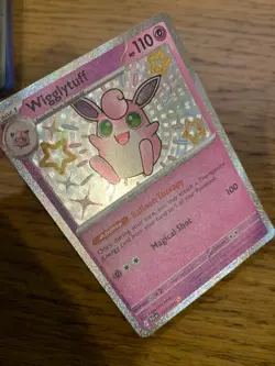 NM! Wigglytuff (147/091) Paldean Fates Baby Shiny Rare Pokemon Card! FREE P&P! - Image 3