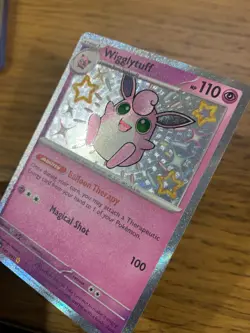 NM! Wigglytuff (147/091) Paldean Fates Baby Shiny Rare Pokemon Card! FREE P&P! - Image 4